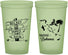 Custom Wedding 22 oz Glow In The Dark Cups - Bahamas | 507