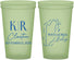 Custom Wedding 22 oz Glow In The Dark Cups - Belize | 510