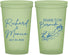Custom Wedding 22 oz Glow In The Dark Cups - Bermuda | 512