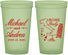 Custom Wedding 22 oz Glow In The Dark Cups - Italy | 515