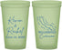 Custom Wedding 22 oz Glow In The Dark Cups - Curacao | 520