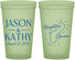 Custom Wedding 22 oz Glow In The Dark Cups - Guam | 526