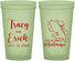 Custom Wedding 22 oz Glow In The Dark Cups - Martinique | 532