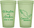 Custom Wedding 22 oz Glow In The Dark Cups - Mexico | 534