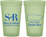 Custom Wedding 22 oz Glow In The Dark Cups - Puerto Rico | 538