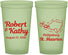 Custom Wedding 22 oz Glow In The Dark Cups - St Maarten | 542