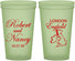 Custom Wedding 22 oz Glow In The Dark Cups - England | 548