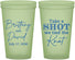 Custom Wedding 22 oz Glow In The Dark Cups - Take A Shot We Tied The Knot | 550