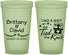 Custom Wedding 22 oz Glow In The Dark Cups - Take A Shot We Tied The Knot | 553