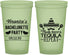 Custom Bachelorette 22 oz Glow In The Dark Cups - Fiesta Siesta Tequila Repeat | 60000