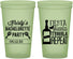 Custom Bachelorette 22 oz Glow In The Dark Cups - Fiesta Siesta Tequila Repeat | 60002