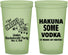 Custom Bachelorette 22 oz Glow In The Dark Cups - Mexico Fiesta | 60008