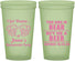 Custom Bachelorette 22 oz Glow In The Dark Cups - I Got Wasted | 60015