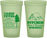 Custom Bachelorette 22 oz Glow In The Dark Cups - Camping | 60019