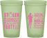 Custom Bachelorette 22 oz Glow In The Dark Cups - Raising A Little Hell | 60020