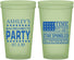 Custom Bachelorette 22 oz Glow In The Dark Cups - Star Spangled Hammered | 60025