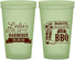 Custom Bachelorette 22 oz Glow In The Dark Cups - Boots Bouquets Bbq | 60035