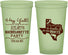 Custom Bachelorette 22 oz Glow In The Dark Cups - Texas Cowgirl | 60041