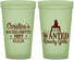 Custom Bachelorette 22 oz Glow In The Dark Cups - Wanted Rowdy Girls | 60049