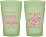 Custom Bachelorette 22 oz Glow In The Dark Cups - Cant Sip With Us | 60050