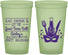 Custom Bachelorette 22 oz Glow In The Dark Cups - Mardi Gras | 60057