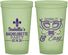 Custom Bachelorette 22 oz Glow In The Dark Cups - Mardi Gras | 60059