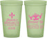 Custom Bachelorette 22 oz Glow In The Dark Cups - Mardi Gras | 60061