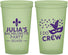 Custom Bachelorette 22 oz Glow In The Dark Cups - Mardi Gras I Do Crew | 60063
