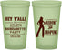Custom Bachelorette 22 oz Glow In The Dark Cups - Ridin And Ropin | 60078