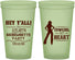 Custom Bachelorette 22 oz Glow In The Dark Cups - Cowgirl At Heart | 60079
