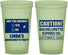 Custom Bachelorette 22 oz Glow In The Dark Cups - Caution | 60082