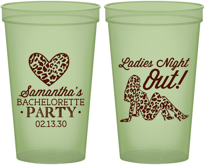 Custom Bachelorette 22 oz Glow In The Dark Cups - Ladies Night Out | 60086