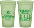 Custom Bachelorette 22 oz Glow In The Dark Cups - Camping | 60094