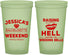 Custom Bachelorette 22 oz Glow In The Dark Cups - Raising A Little Hell | 60106