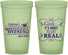 Custom Bachelorette 22 oz Glow In The Dark Cups - About To Get Real | 60123