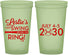 Custom Bachelorette 22 oz Glow In The Dark Cups - Last Swing Before Ring | 60128