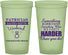 Custom Bachelorette 22 oz Glow In The Dark Cups - Something Borrowed | 60130