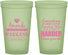 Custom Bachelorette 22 oz Glow In The Dark Cups - Something Borrowed | 60131
