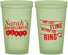 Custom Bachelorette 22 oz Glow In The Dark Cups - Last Fling Before Rings | 60140