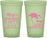 Custom Bachelorette 22 oz Glow In The Dark Cups - Lets Get Flocked Up | 60143