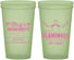 Custom Bachelorette 22 oz Glow In The Dark Cups - Lets Flamingle Still Single | 60144