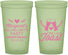 Custom Bachelorette 22 oz Glow In The Dark Cups - One Last Toast | 60147