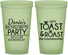 Custom Bachelorette 22 oz Glow In The Dark Cups - Toast And Roast | 60153
