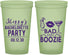 Custom Bachelorette 22 oz Glow In The Dark Cups - Bad And Boozie | 60156