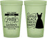 Custom Bachelorette 22 oz Glow In The Dark Cups - Little Black Dress | 60164