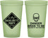 Custom Bachelorette 22 oz Glow In The Dark Cups - Danger Bride To Be | 60165
