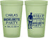 Custom Bachelorette 22 oz Glow In The Dark Cups - What Happens | 60172