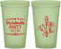 Custom Bachelorette 22 oz Glow In The Dark Cups - Flowers | 60174