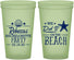 Custom Bachelorette 22 oz Glow In The Dark Cups - Beach | 60183