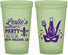 Custom Bachelorette 22 oz Glow In The Dark Cups - Mardi Gras | 60185